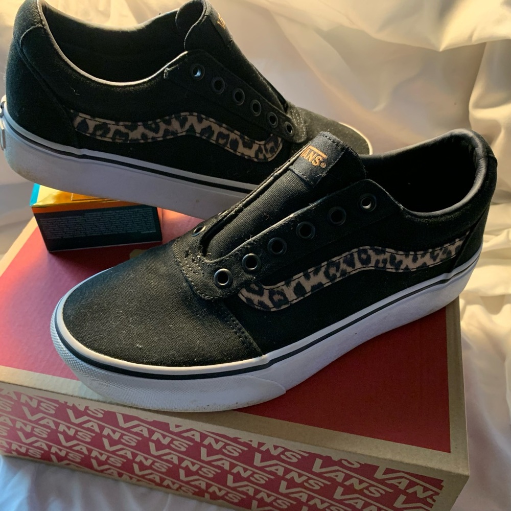 Vans Black/Cheetah